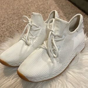 White Mesh Sneakers